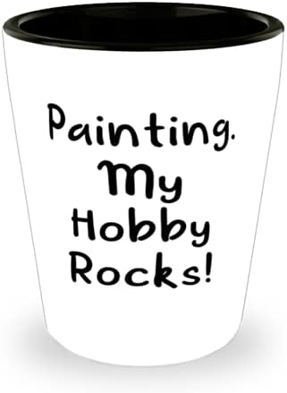 Zabavno je slikati čašu, crtati. My Hobby Rocks!, Poklon za muškarce i žene, koristan od