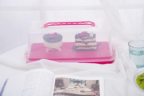 ; Plastična prozirna kutija za torte pravokutnik tost cupcake desertni spremnik futrola Ručni Muffin torta kruh kutije za
