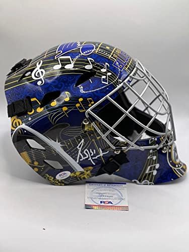 Grant Fuhr St. Louis Blues potpisao je GOLMANSKU masku s autogramom u NHL-u-kacige i maske s autogramom