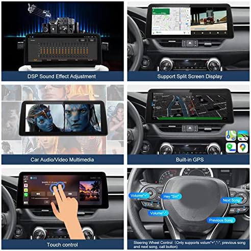 Road Top 12,3 Auto sustavom Android 10 za Toyota RAV4 2020-2022 godine izdavanja, auto-zaslon osjetljiv na dodir 1920 * 720