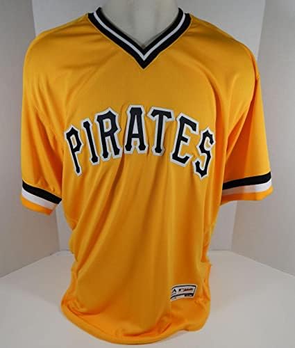 -17 Pittsburgh Pirates prazno Igra izdana Yellow Jersey 79 TBTC Retro 54 3 - Igra korištena MLB dresova
