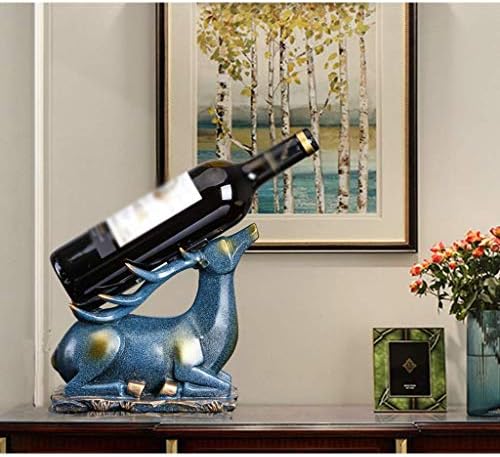 YGCBL stalak za vino, praktični moderni minimalistički ukras zanatske ormariće kuće 21 x 10 x 20cm, plava