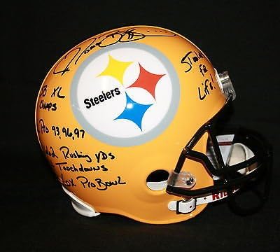Jerome Bettis potpisao je statuu povratka zlatne kacige Steelers Auto-A