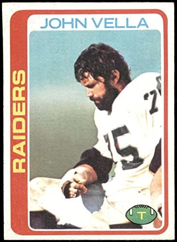 1978. Topps 326 John Vella Oakland Raiders Ex/Mt Raiders USC